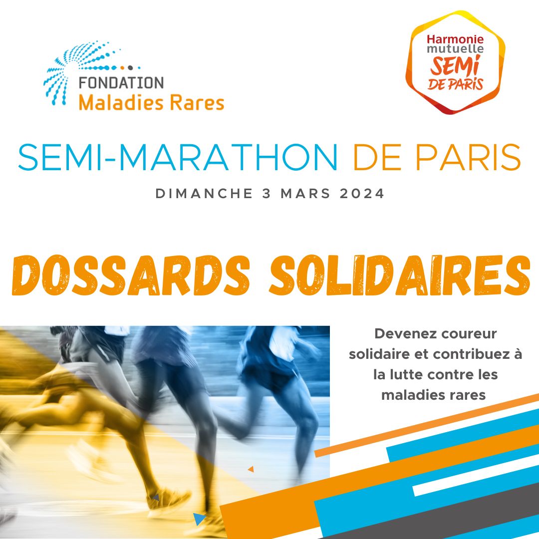 Dossards solidaires pour le Semi-Marathon de Paris 2024